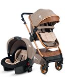 4 Baby AB-490 Comfort Gold Çift Yönlü Travel Sistem Bebek Arabası