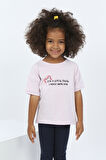 Toontoy Kız Çocuk Ayıcık Baskılı Tişört