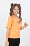 Toontoy Kız Çocuk Dreamy Garden Nakışlı Tişört
