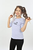Toontoy Kız Çocuk Dreamy Garden Nakışlı Tişört