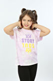 Toontoy Kız Çocuk Story Soul Baskılı Tişört