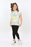 Toontoy Kız Çocuk Story Soul Baskılı Tişört