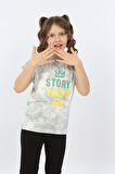 Toontoy Kız Çocuk Story Soul Baskılı Tişört