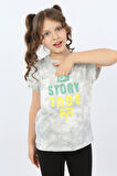Toontoy Kız Çocuk Story Soul Baskılı Tişört