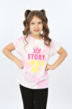 Toontoy Kız Çocuk Story Soul Baskılı Tişört