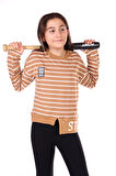 Toontoy Kız Çocuk Çizgili Striped Baskılı Sweatshirt