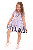 Toontoy Kız Bebek Baskılı Elbise