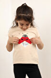 Toontoy Kız Bebek Baskılı Tişört