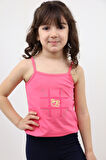 Toontoy Kız Bebek Baskılı Atlet