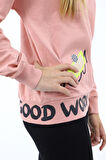 Toontoy Kız Çocuk Baskılı Sweatshirt