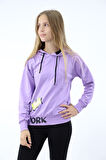 Toontoy Kız Çocuk Baskılı Sweatshirt