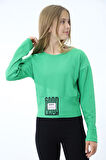 Toontoy Kız Çocuk Baskılı Sweatshirt