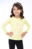 Toontoy Kız Çocuk Baskılı Tişört