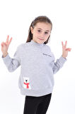 Toontoy Kız Bebek Baskılı Sweatshirt