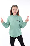 Toontoy Kız Çocuk Baskılı Sweatshirt