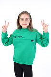Toontoy Kız Çocuk Baskılı Sweatshirt