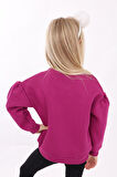 Toontoy Kız Çocuk Nakışlı Sweatshirt