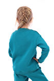 Toontoy Kız Çocuk Nakışlı Sweatshirt