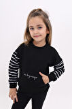 Toontoy Kız Çocuk Baskılı Sweatshirt