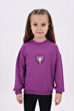 Toontoy Kız Çocuk Nakışlı Sweatshirt