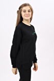 Toontoy Kız Çocuk Nakışlı Sweatshirt