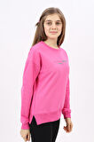 Toontoy Kız Çocuk Nakışlı Sweatshirt
