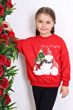 Toontoy Unisex Çocuk Baskılı Sweatshirt