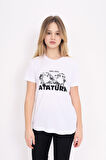 Toontoy Unisex Çocuk Atatürk Baskılı Tişört