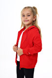 Toontoy Kız Çocuk Baskılı Hırka