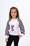 Toontoy Kız Çocuk Nakışlı Sweatshirt