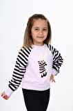 Toontoy Kız Çocuk Nakışlı Sweatshirt