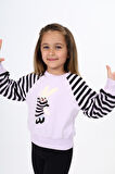Toontoy Kız Çocuk Nakışlı Sweatshirt