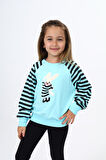 Toontoy Kız Çocuk Nakışlı Sweatshirt
