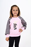 Toontoy Kız Çocuk Nakışlı Sweatshirt