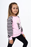 Toontoy Kız Çocuk Nakışlı Sweatshirt