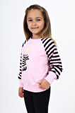 Toontoy Kız Çocuk Nakışlı Sweatshirt