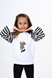 Toontoy Kız Çocuk Nakışlı Sweatshirt