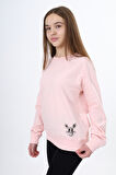 Toontoy Kız Çocuk Baskılı Sweatshirt