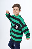 Toontoy Erkek Çocuk Çizgili Sweatshirt
