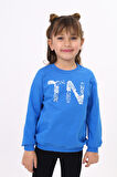 Toontoy Kız Çocuk Baskılı Sweatshirt