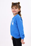 Toontoy Kız Çocuk Baskılı Sweatshirt