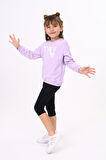 Toontoy Kız Çocuk Baskılı Sweatshirt