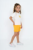 Toontoy Kız Çocuk Baskılı Şortlu Takım