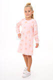 Toontoy Kız Çocuk Baskılı Elbise
