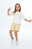 Toontoy Kız Çocuk Baskılı Şortlu Takım