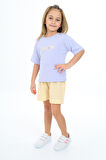 Toontoy Kız Çocuk Baskılı Şortlu Takım