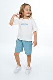 Toontoy Kız Çocuk Baskılı Şortlu Takım