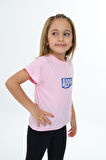 Toontoy Kız Çocuk Baskılı Tişört