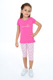 Toontoy Kız Çocuk Nakışlı Kaprili Takım