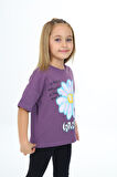 Toontoy Kız Çocuk Baskılı Tişört